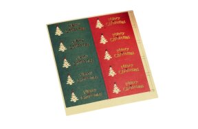 CHRISTMAS SELF ADHESIVE LABELS SET 50pcs